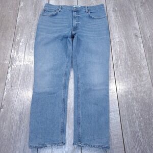 Agolde Willow Jeans Womens Size 30 Blue Mid Rise Slim Croppped Straight